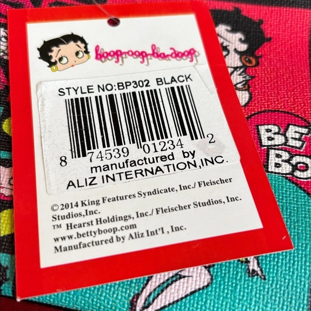 NWT Betty Boop Makeup Bag - Picture 3 of 5